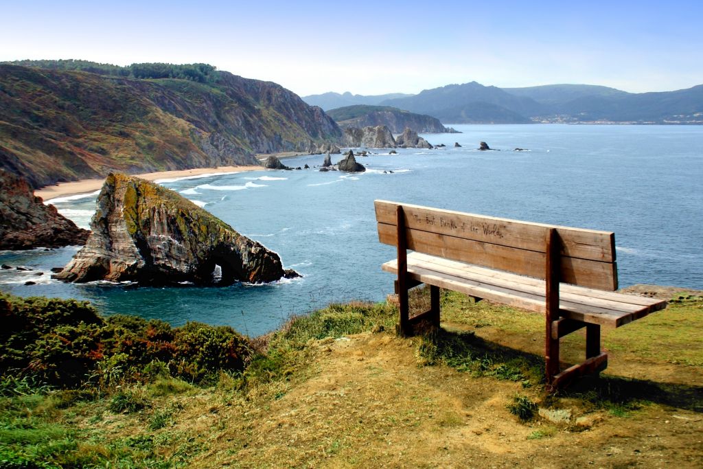 Loiba cliffs panoramic view